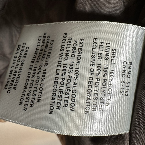 Levi's Quilted Lined Snap Flannel Shacket Adult Small Brown Beige Plaid Jacket - Picture 8 of 15